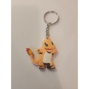 Small Charmander Pokémon 2‎ Sided Rubber Keychain